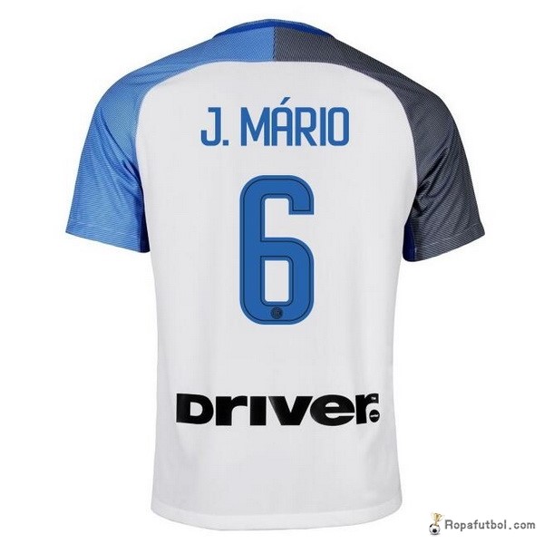 Camiseta Inter de Milán Replica Segunda Ropa J.Mario 2017/18